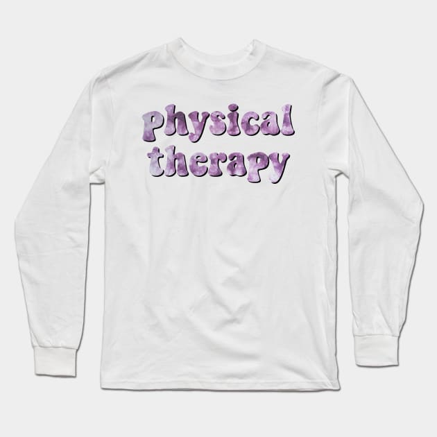 physical therapy Long Sleeve T-Shirt by cartershart